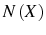  N\left( X\right) 