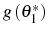  g\left( \theta_{1}^{\ast}\right) 