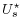  U_s^\star