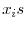  x_{i}s