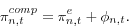 \begin{displaymath} \pi _{n,t}^{comp} =\pi _{n,t}^e +\phi _{n,t} . \end{displaymath}