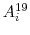 A^{19}_{i}