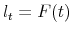  l_t=F(t)
