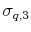  \sigma_{q,3}