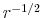  r^{-1/2}
