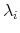 \displaystyle \lambda_i