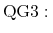 \displaystyle {\rm QG3}: \,