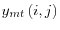  y_{mt}\left( i,j\right) 