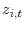  z_{i,t}