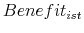  Benefit_{ist}