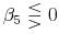  \beta_5\lesseqgtr 0