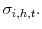 \sigma _{i,h,t}.