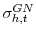 \sigma _{h,t}^{GN}