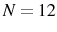  N=12