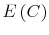  {\small E}\left( C\right) 