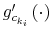 g_{c_{k_{i}}}^{\prime}\left( \cdot\right) 