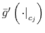  \bar{g}^{\prime}\left( \left. \cdot\right\vert _{c_{j}}\right) 