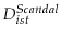 \displaystyle D_{ist}^{Scandal}