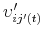  % \upsilon _{ij^{\prime }(t)}^{\prime }