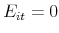  E_{it}=0