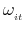  \omega _{_{it}}