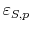  \varepsilon_{S,p}