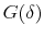  G(\delta)