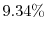  9.34\%