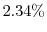  2.34\%