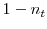  1-n_{t}
