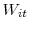  W_{it}