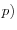 p)