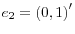 e_2 =(0,1{)}'