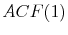  ACF(1)