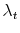  \lambda_{t}
