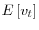 E\left[ v_{t}\right] 