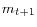 m_{t+1}