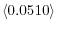 \langle 0.0510\rangle