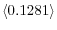 \langle 0.1281\rangle 