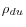 \rho_{du}