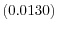 \left( 0.0130\right) 