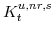  K_{t}^{u,nr,s}