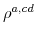  \rho^{a,cd}