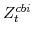  Z^{cbi}_{t}