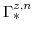  \Gamma^{z,n}_{\ast}