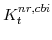  K^{nr,cbi}_{t}