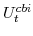  U^{cbi}_{t}