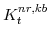  K^{nr,kb}_{t}