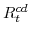  R_{t}^{cd}