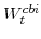  W^{cbi}_{t}